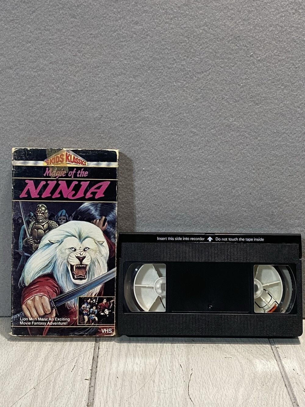 MAGIC OF THE NINJA 1986 VHS Kids Klassics Movie - TESTED